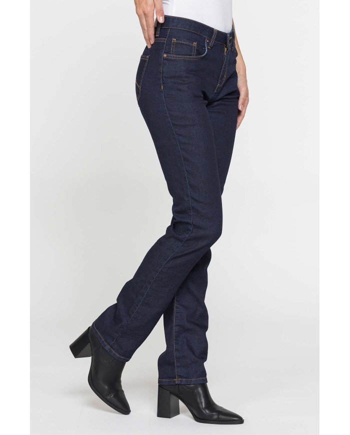 JEANS DONNA CINQUE TASCHE REGULAR FIT IN DENIM PLAY 10 oz.