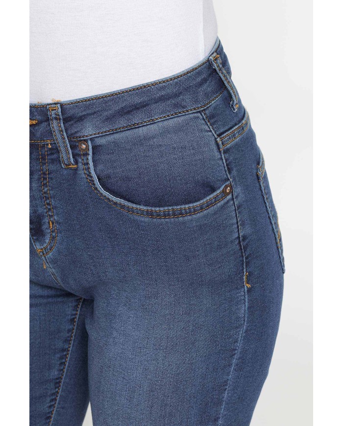 JEANS DONNA CINQUE TASCHE REGULAR FIT IN DENIM PLAY 10 oz.