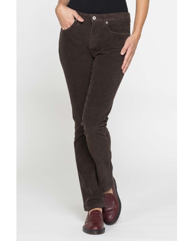 PANTALONE 5 TASCHE MOD. 752 IN VELLUTO STRETCH