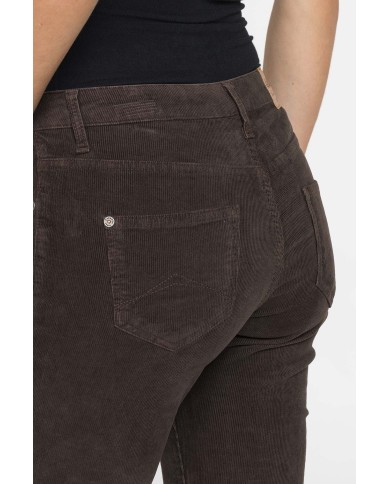 PANTALONE 5 TASCHE MOD. 752 IN VELLUTO STRETCH