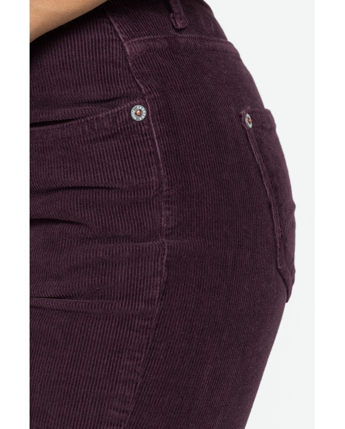 PANTALONE 5 TASCHE MOD. 752 IN VELLUTO STRETCH