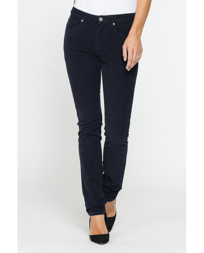 PANTALONE 5 TASCHE MOD. 752 IN VELLUTO STRETCH