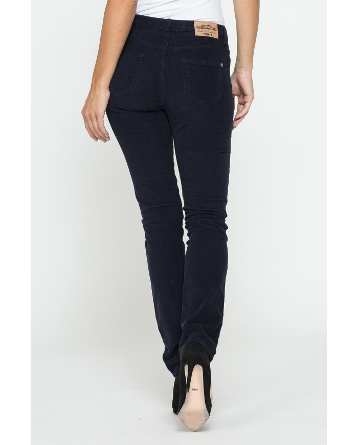 PANTALONE 5 TASCHE MOD. 752 IN VELLUTO STRETCH