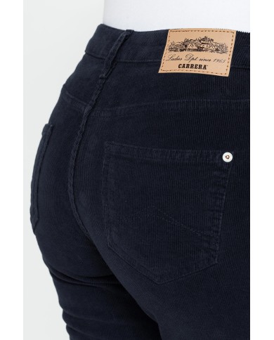 PANTALONE 5 TASCHE MOD. 752 IN VELLUTO STRETCH