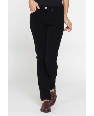 PANTALONE 5 TASCHE MOD. 752 IN VELLUTO STRETCH