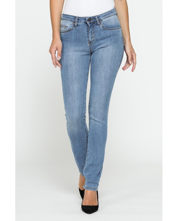 JEANS DONNA 5 tasche gamba dritta