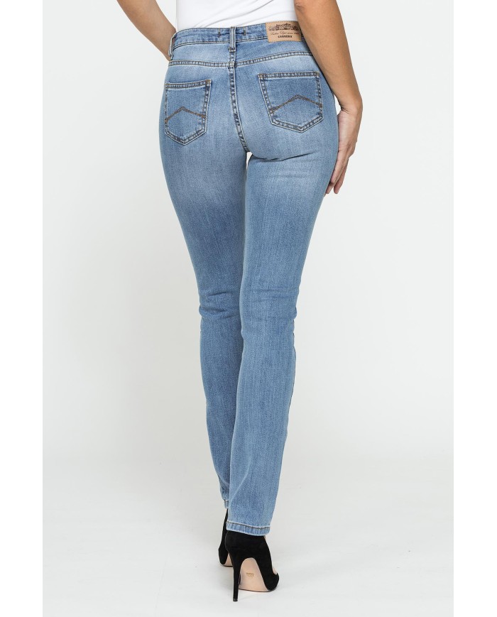 JEANS DONNA 5 tasche gamba dritta