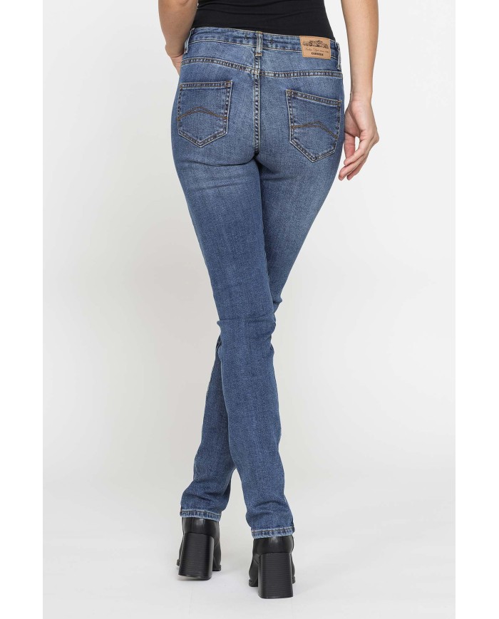 JEANS DONNA 5 tasche gamba dritta