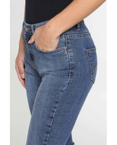 JEANS DONNA 5 tasche gamba dritta
