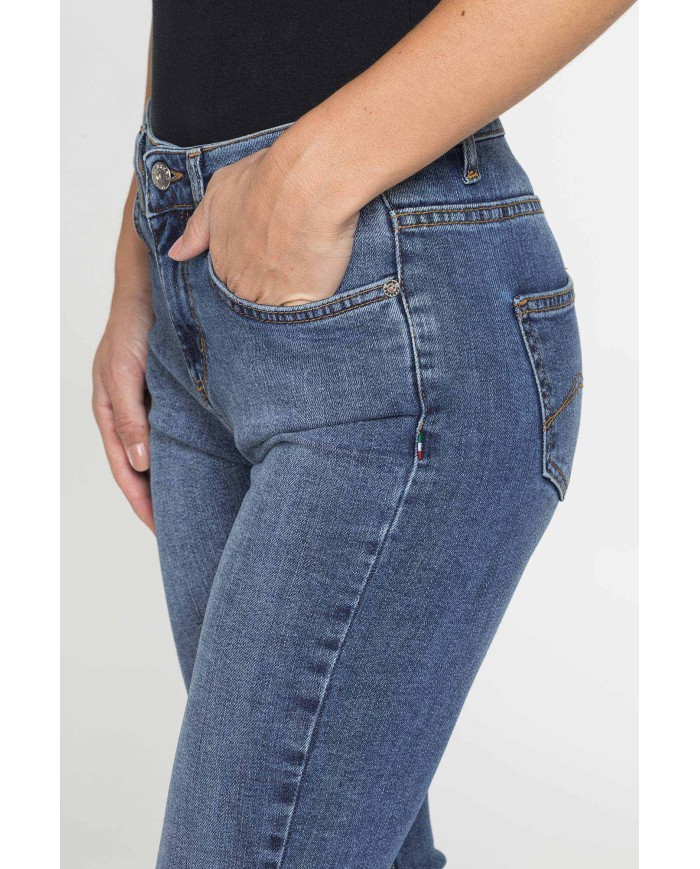 JEANS DONNA 5 tasche gamba dritta