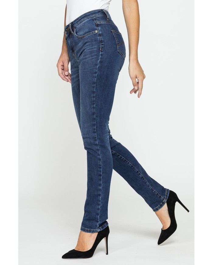 JEANS DONNA 5 tasche gamba dritta