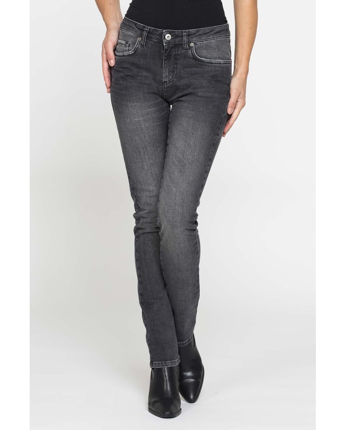 JEANS DONNA 5 tasche gamba dritta