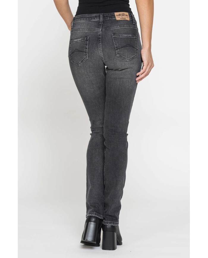 JEANS DONNA 5 tasche gamba dritta