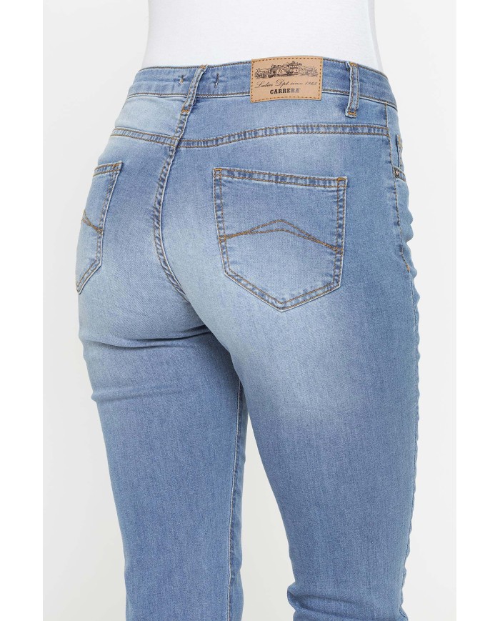 JEANS DONNA CINQUE TASCHE REGULAR FIT IN DENIM  STRETCH 12,2oz