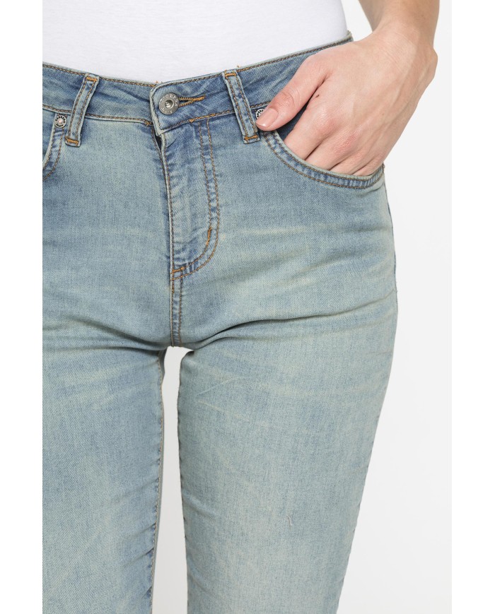 JEANS DONNA CINQUE TASCHE REGULAR FIT IN DENIM  STRETCH 12,2oz