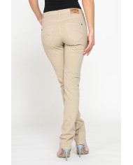 PANTALONE COLORATO IN TELA STRETCH.