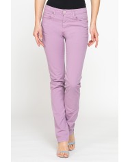 PANTALONE COLORATO IN TELA STRETCH.