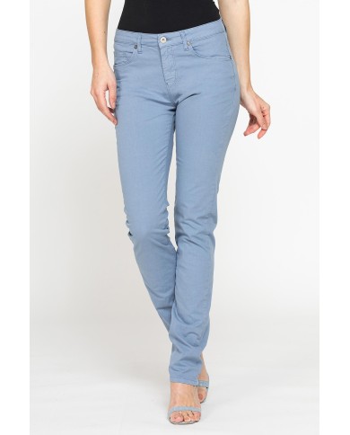 PANTALONE COLORATO IN TELA STRETCH.