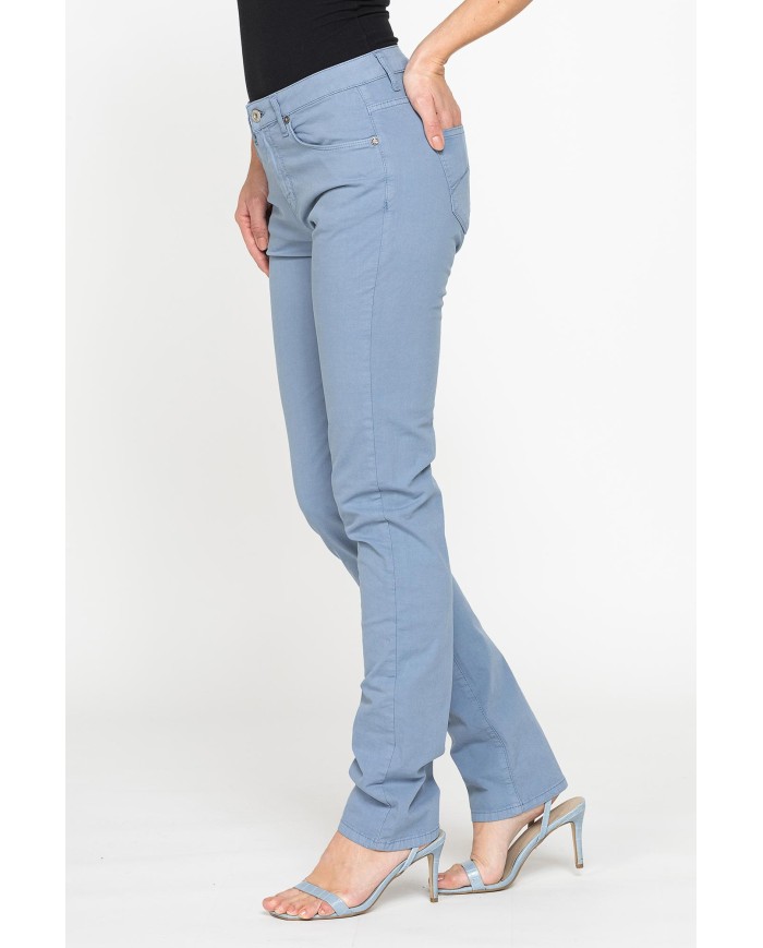 PANTALONE COLORATO IN TELA STRETCH.