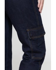 JEANS DONNA MOD. 752 CARGO IN DENIM STRETCH