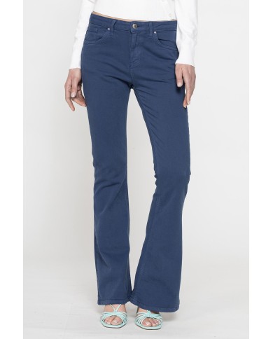 PANTALONE A ZAMPA IN BULL DENIM PANTALONE A ZAMPA IN BULL DENIM