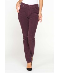 PANTALONE CINQUE TASCHE COMFORT FIT IN VELLUTO STRETCH 1000 RIGHE