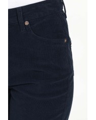 PANTALONE CINQUE TASCHE COMFORT FIT IN VELLUTO STRETCH 1000 RIGHE