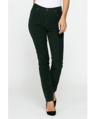 PANTALONE CINQUE TASCHE COMFORT FIT IN VELLUTO STRETCH 1000 RIGHE