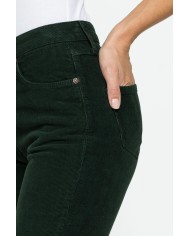 PANTALONE CINQUE TASCHE COMFORT FIT IN VELLUTO STRETCH 1000 RIGHE