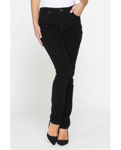 PANTALONE CINQUE TASCHE COMFORT FIT IN VELLUTO STRETCH 1000 RIGHE