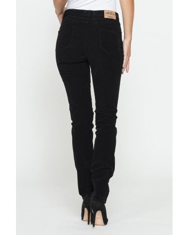 PANTALONE CINQUE TASCHE COMFORT FIT IN VELLUTO STRETCH 1000 RIGHE