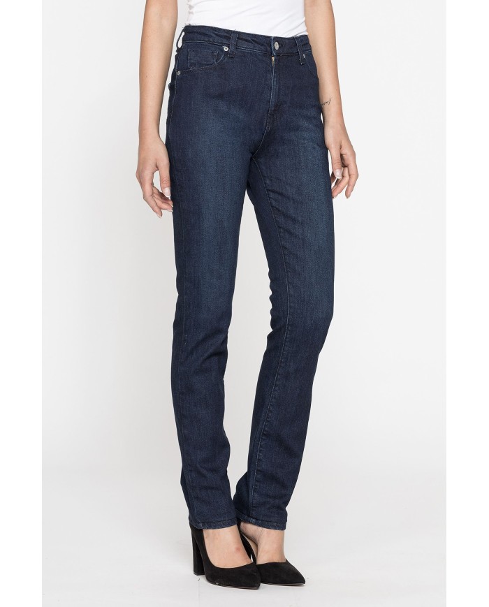JEANS DONNA STRETCH 12oz MOD 753. Vita alta e gamba stretta.