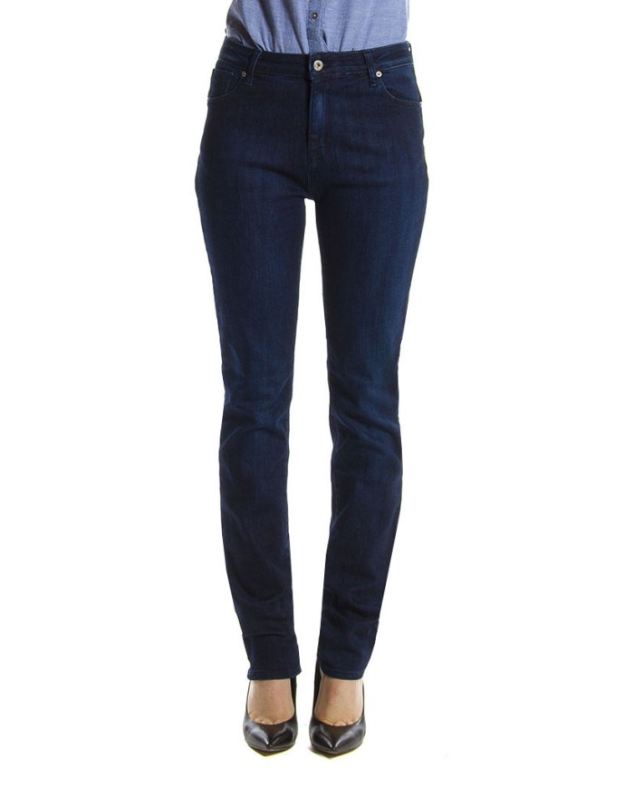 JEANS DONNA STRETCH 12oz MOD 753. Vita alta e gamba stretta.