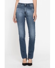 JEANS DONNA STRETCH 12oz MOD 753. Vita alta e gamba stretta.