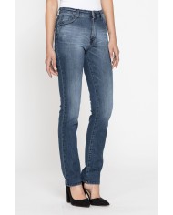JEANS DONNA STRETCH 12oz MOD 753. Vita alta e gamba stretta.