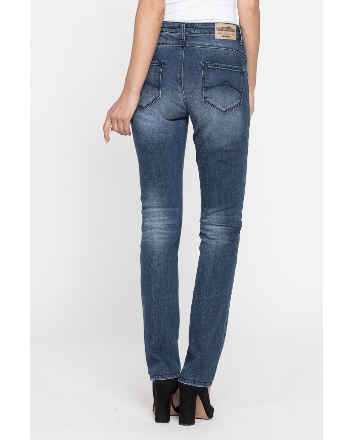 JEANS DONNA STRETCH 12oz MOD 753. Vita alta e gamba stretta.