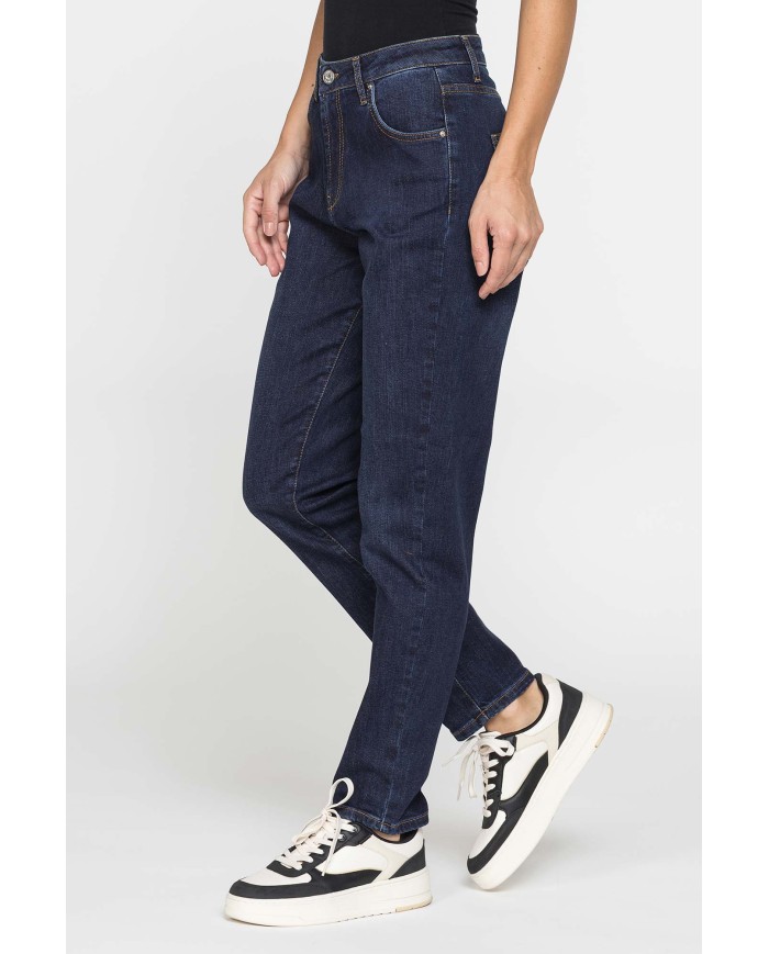 JEANS MOM CINQUE TASCHE IN DENIM STRETCH 12,2oz