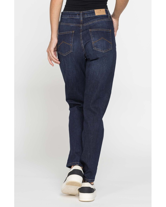 JEANS MOM CINQUE TASCHE IN DENIM STRETCH 12,2oz