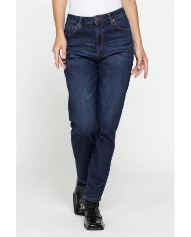 JEANS MOM CINQUE TASCHE IN DENIM STRETCH 12,2oz