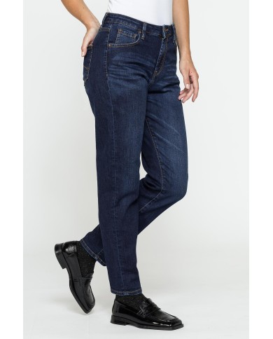 JEANS MOM CINQUE TASCHE IN DENIM STRETCH 12,2oz