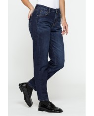 JEANS MOM CINQUE TASCHE IN DENIM STRETCH 12,2oz