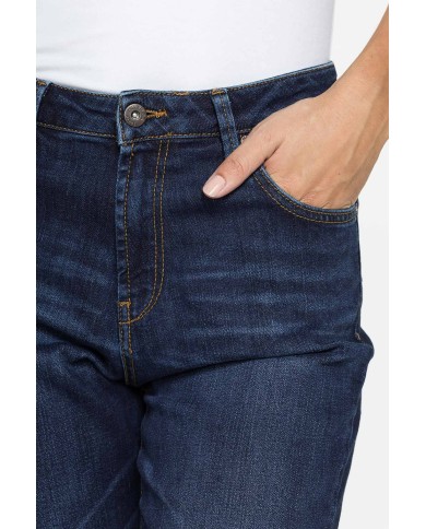 JEANS MOM CINQUE TASCHE IN DENIM STRETCH 12,2oz