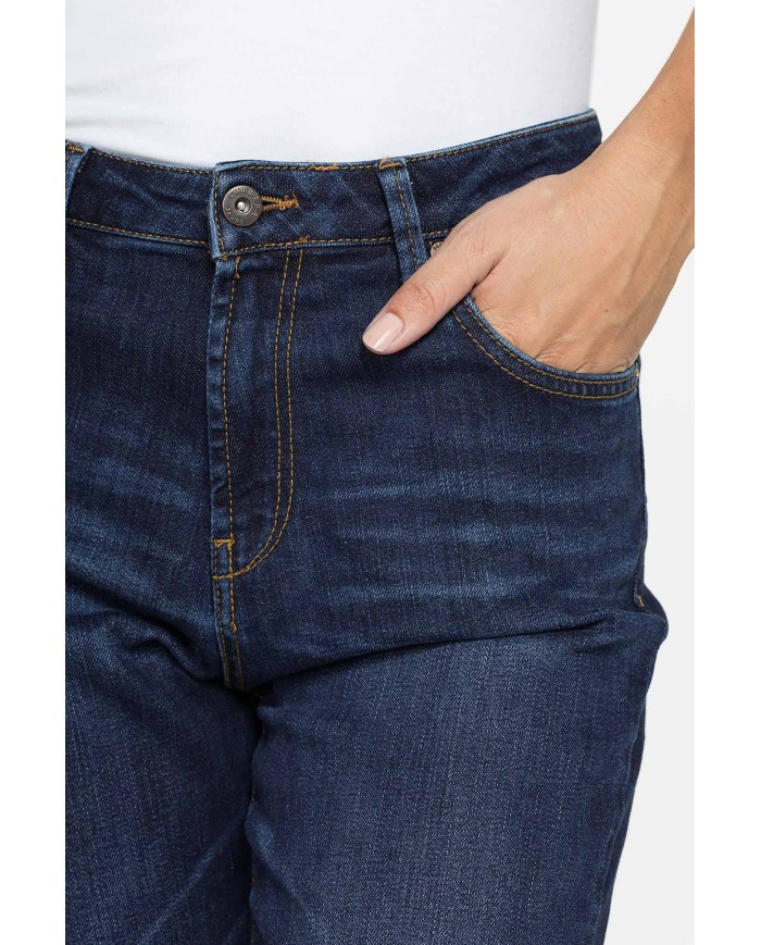 JEANS MOM CINQUE TASCHE IN DENIM STRETCH 12,2oz