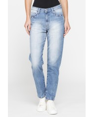 JEANS MOM CINQUE TASCHE IN DENIM STRETCH 12,2oz