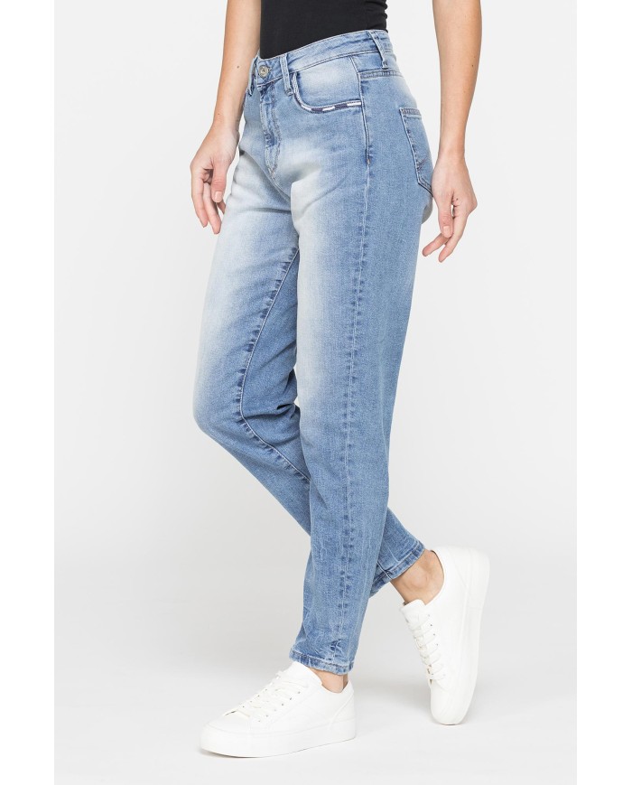 JEANS MOM CINQUE TASCHE IN DENIM STRETCH 12,2oz