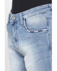 JEANS MOM CINQUE TASCHE IN DENIM STRETCH 12,2oz