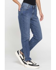 JEANS MOM CINQUE TASCHE IN DENIM STRETCH 12,2oz