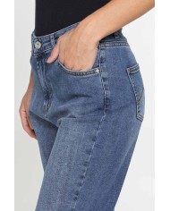 JEANS MOM CINQUE TASCHE IN DENIM STRETCH 12,2oz