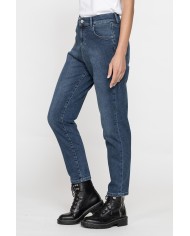 JEANS MOM CINQUE TASCHE IN DENIM STRETCH 12,2oz