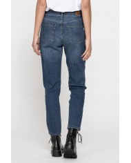 JEANS MOM CINQUE TASCHE IN DENIM STRETCH 12,2oz